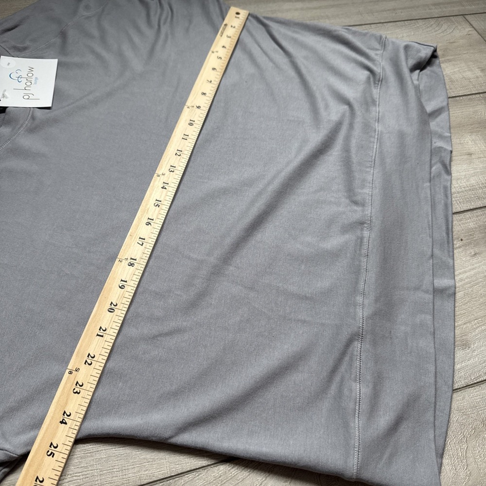 PJ Harlow Matching pajama Set Izzy Top Blair Pants Satin Trim Pockets Sleepwear - Picture 5 of 16